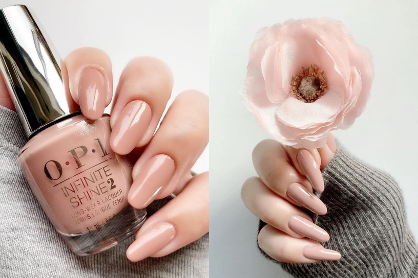 日常裸色指甲油推薦2:OPI 如膠似漆類光繚指甲油,NT.680
