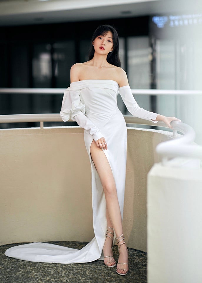 憑大長腿登熱搜的陸劇女星1:孫千
