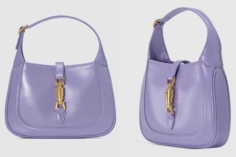 2021薰衣草嫩紫精品包1：GUCCI JACKIE 1961 迷你肩背包，NT58,800