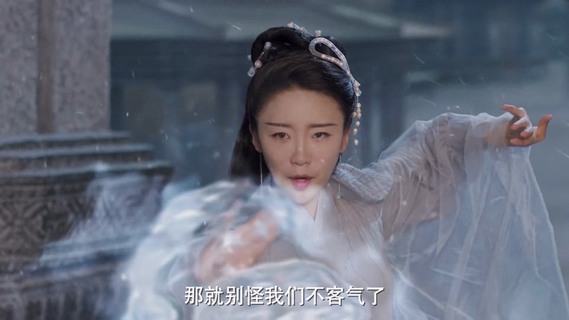 古裝劇《千古玦塵》古裝女神9:張月 飾演 雨神