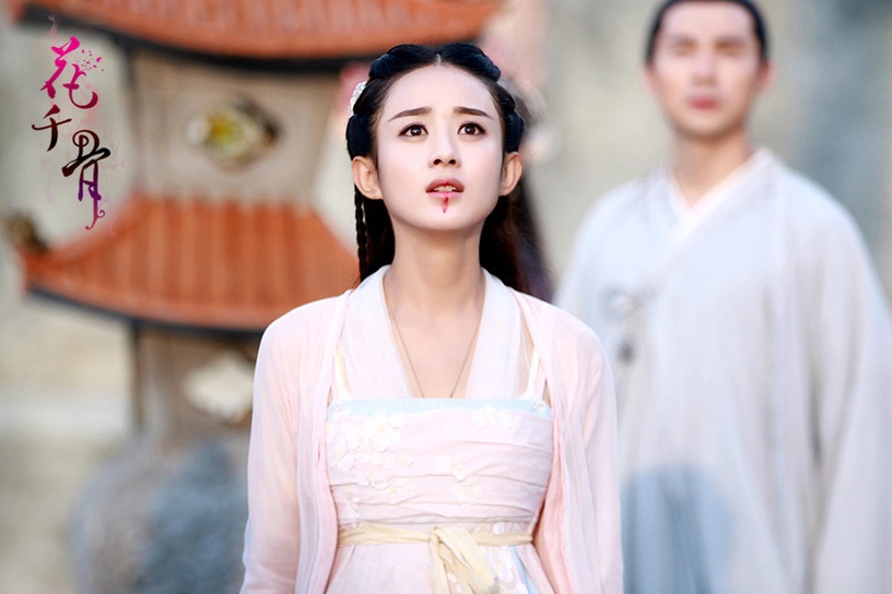 網評最愛的古裝仙俠劇女主TOP 2:趙麗穎 飾演《花千骨》花千骨