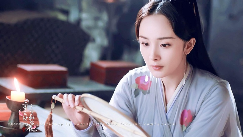網評最愛的古裝仙俠劇女主TOP 1:楊冪 飾演《三生三世十里桃花》白淺