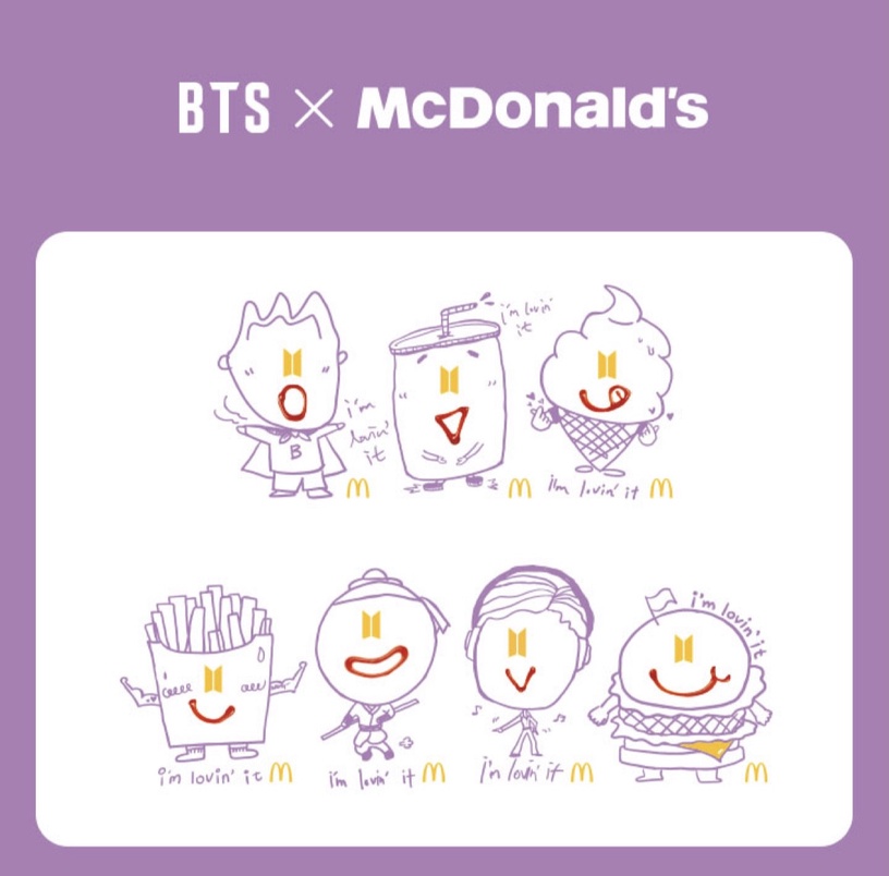 BTS x McDonald's 「Saucy Collection」系列