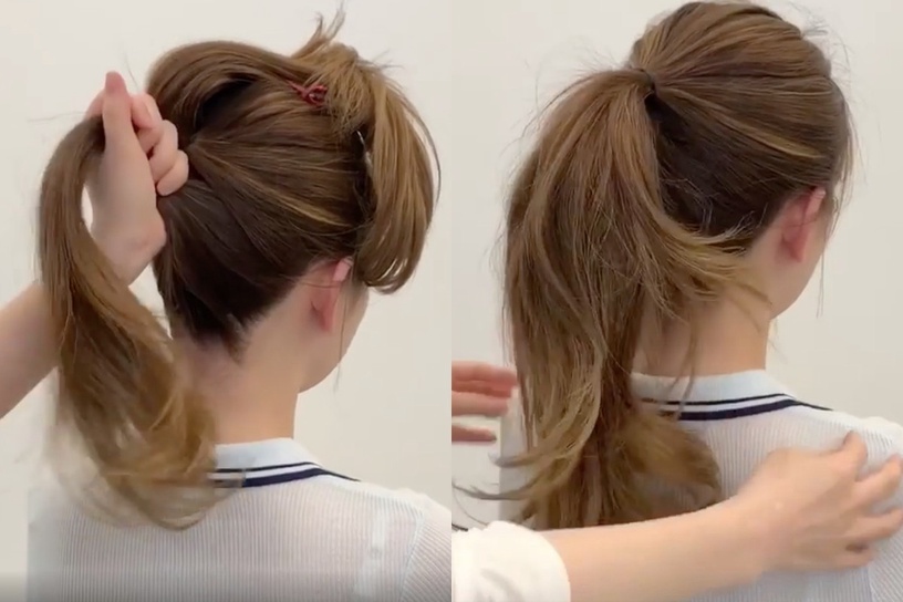 髮型師「扁頭綁髮」推薦!韓系馬尾、包包頭這樣綁是關鍵,頭型圓潤不塌、蓬鬆整天