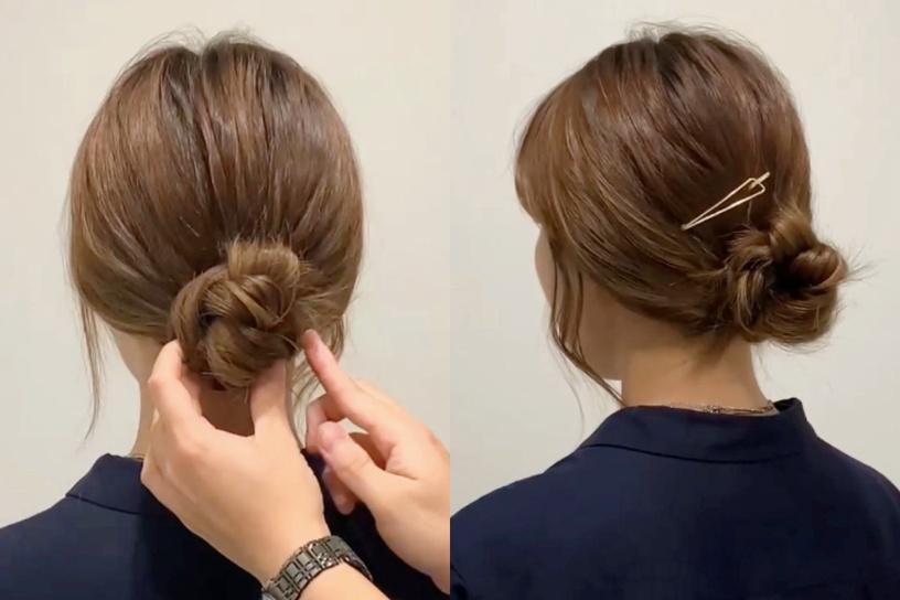 髮型師「扁頭綁髮」推薦!韓系馬尾、包包頭這樣綁是關鍵,頭型圓潤不塌、蓬鬆整天