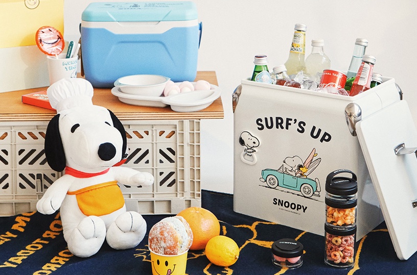 史努比控集合！「史努比露营系列」推行动大容量保冰柜、随身餐盘组提包，实