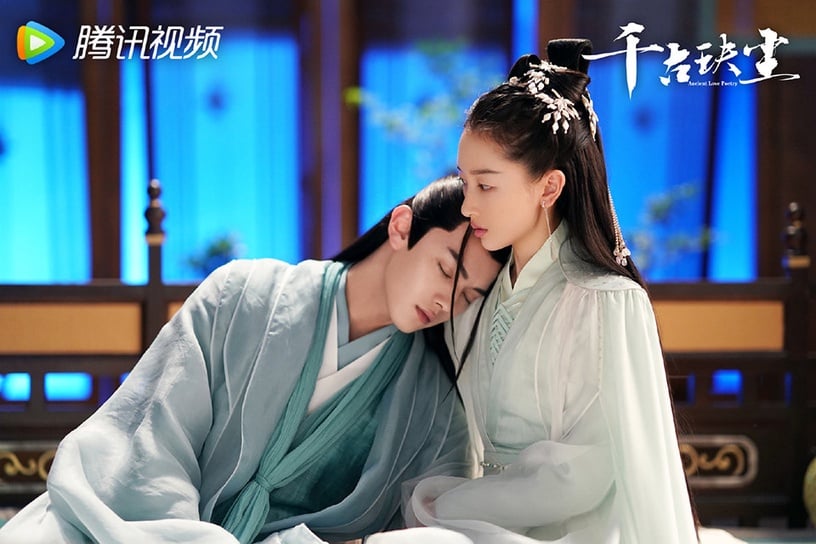 近期陸劇熱度榜TOP 2:周冬雨、許凱《千古玦塵》