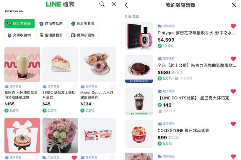 LINE禮物平台正式上線!上百種好禮直送朋友心坎,還有星巴克咖啡1+1限時活動開跑