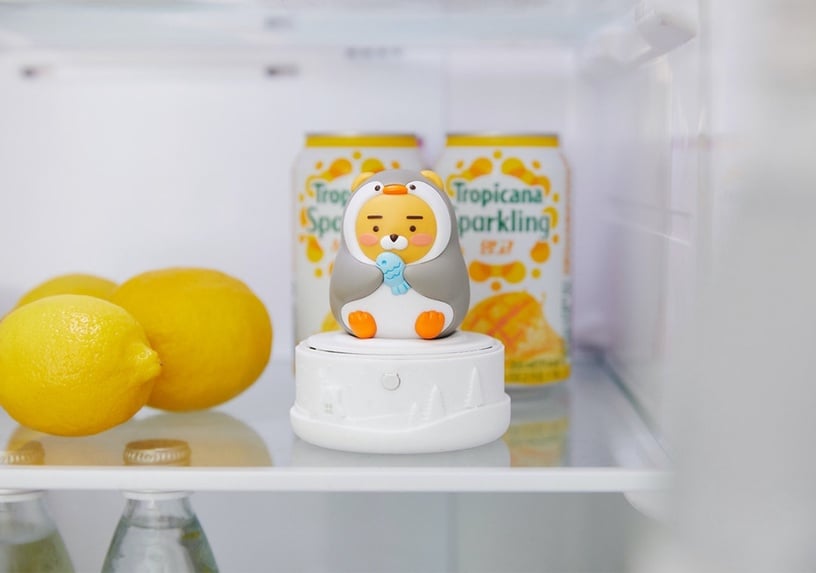 KakaoFriends「萊恩冰箱除臭機」上市!萊恩化身超萌企鵝戰士,方便迅速除臭又節能~