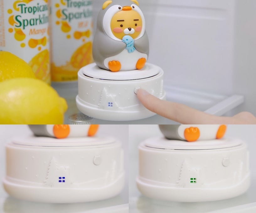 KakaoFriends「萊恩冰箱除臭機」上市!萊恩化身超萌企鵝戰士,方便迅速除臭又節能~
