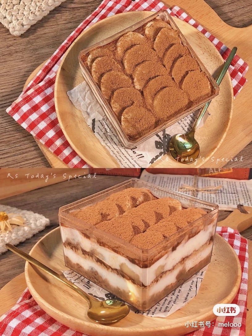 宅家做甜點!超低卡優格蛋糕推薦4:燕麥優格提拉