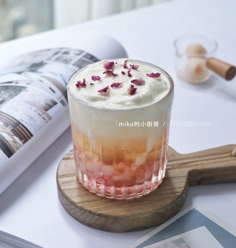 ins風「奶蓋系飲品」:芝芝芒果