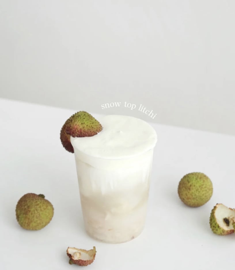ins風「奶蓋系飲品」:芝芝芒果