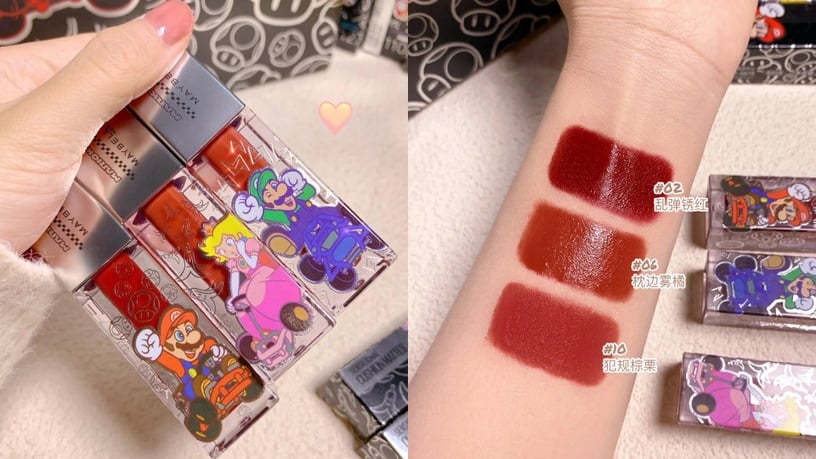 「MAYBELLINE x 瑪利歐聯名彩妝」巨可愛!小金蓋、FITme粉底換上新包裝,遊戲控快收藏