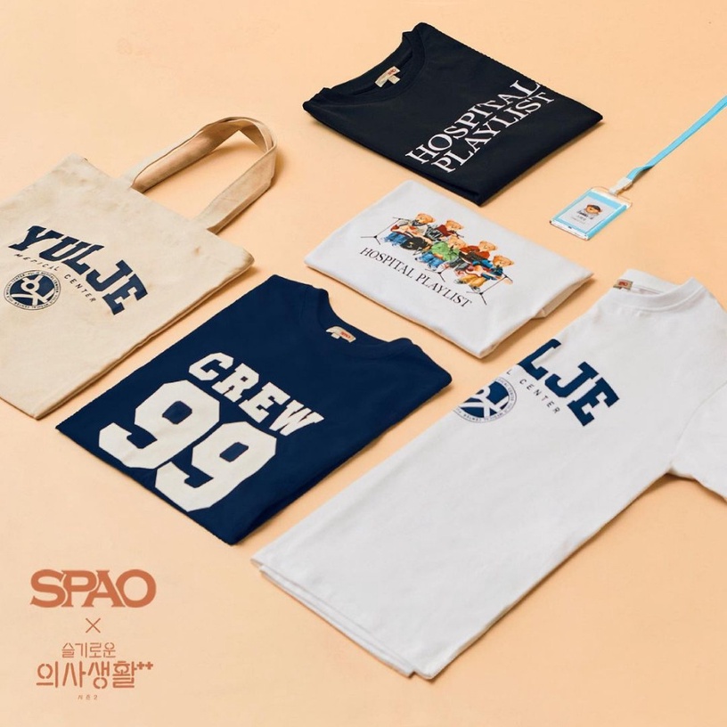 SPAO x 《機智醫生生活》聯名系列!熊熊樂團T太可愛、律帝醫院「手術服睡衣」必收藏