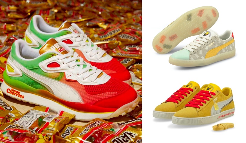 童趣聯名球鞋推薦.1:PUMA X HARIBO小熊軟糖