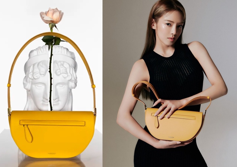 2021 奶油黃包包推薦01:CHARLES & KEITH 金扣馬鞍包,NT. 2,590
