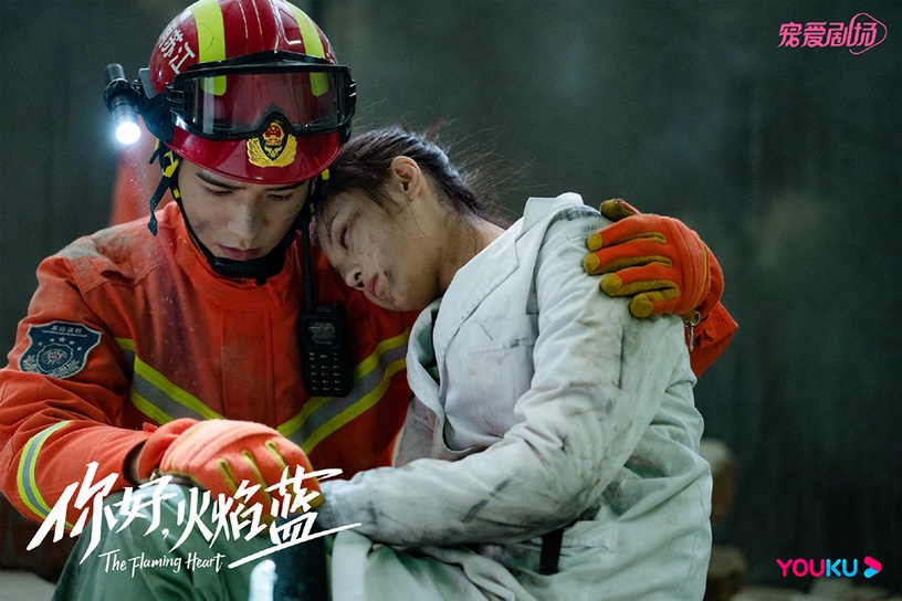 近期陸劇熱度榜TOP 2:龔俊、張慧雯《你好,火焰藍》