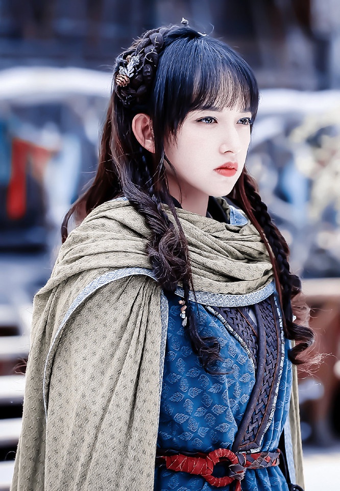 當《你微笑時很美》演員集體穿古裝8:程瀟 飾 童謠