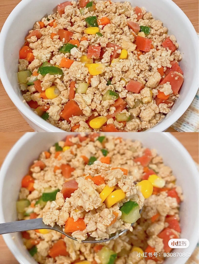 豆腐減脂餐食譜推薦3:無米豆腐炒飯