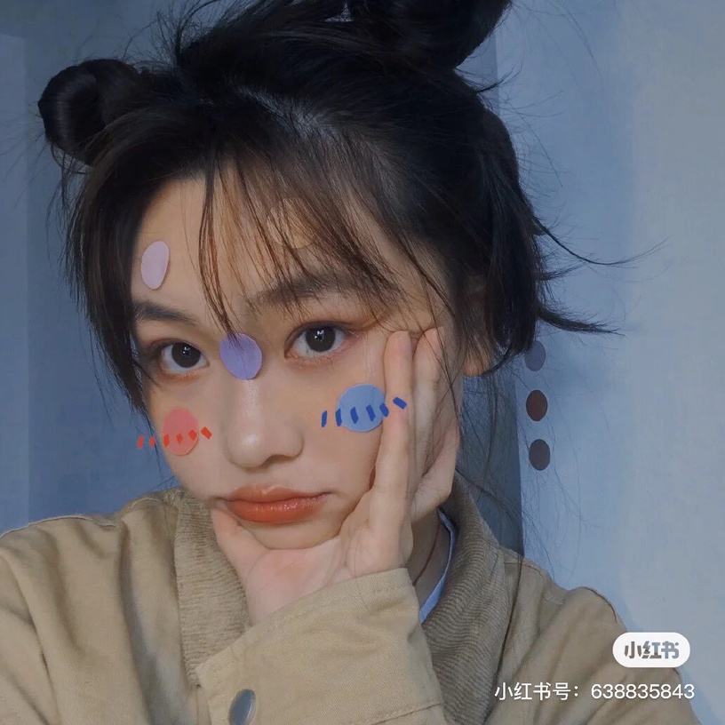 「網感頭貼」拍照秘訣3:小貼紙塗鴉
