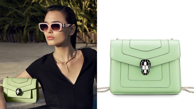 2021酪梨綠包包推薦.1:CHARLES & KEITH 不規則金屬釦手提包,NT2,490