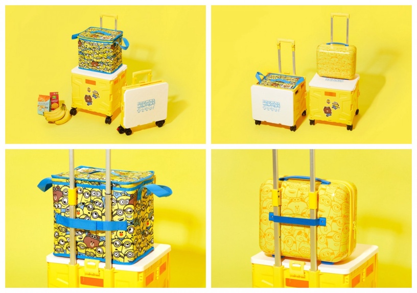 熊大化身小小兵!LINE FRIENDSxMINIONS聯名登場,小小兵行李箱、保冰櫃逾20款等你收藏