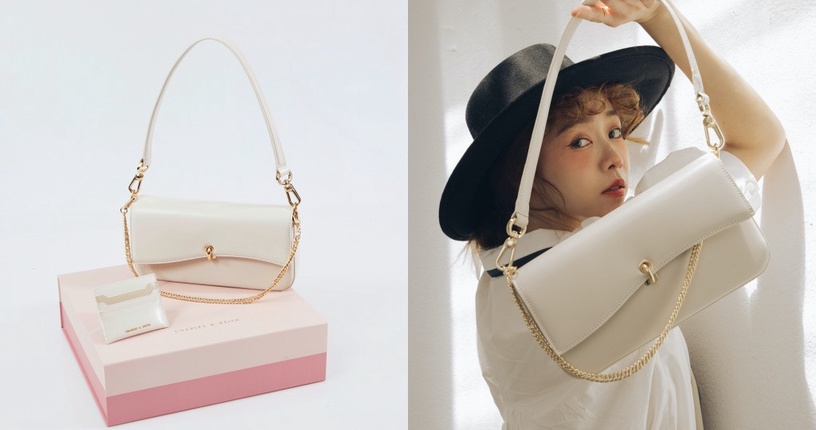 CHARLES & KEITH 推出「七夕愛戀心動禮盒」,小香風「浪漫毛呢粉」絕美必收!