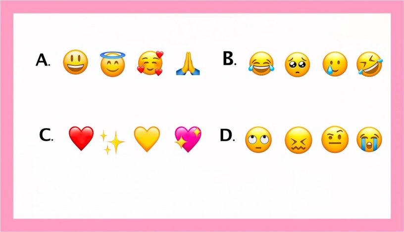 你是樂觀派VS悲觀派?超神準Emoji心理測驗!從最常用表情符號測出隱藏性格、愛情觀
