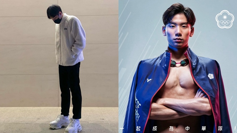 奧運分組第一!游泳王子「王冠閎」太平洋寬肩+六塊腹肌超圈粉,高顏值曹佑寧也認證