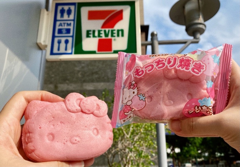 7-11「粉紅Kitty燒、鯛魚燒」新上市!4款日系少女心新品,搶攻超商甜點市場