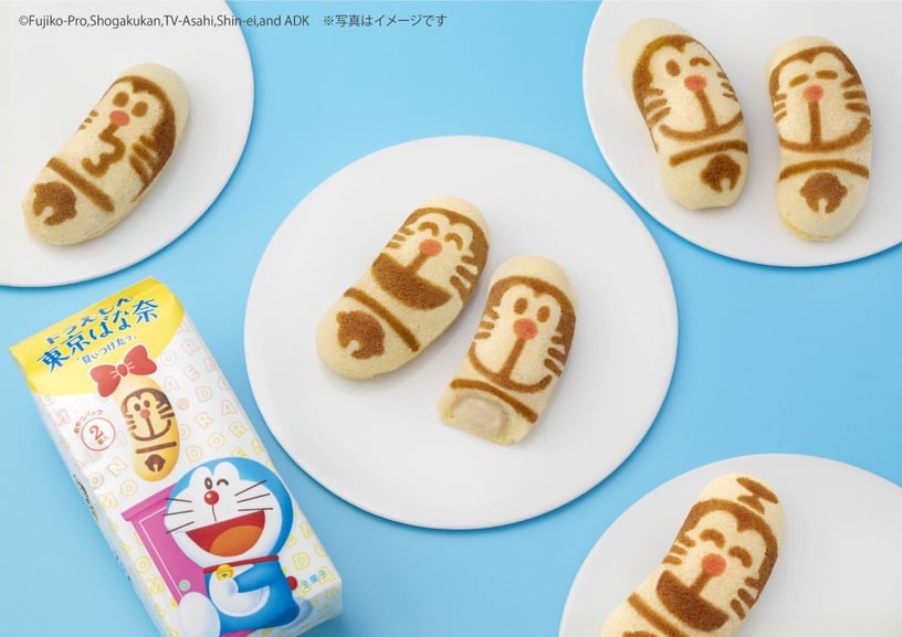 Tokyo Banana「哆啦A夢香蕉蛋糕」新登場!6種哆啦A夢造型,鈴鐺、竹蜻蜓圖案經典可愛
