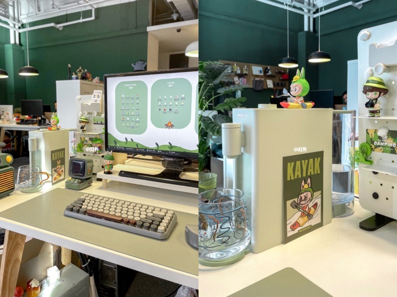 書桌/辦公桌佈置靈感推薦!IKEA收納盒&電腦架拯救雜亂辦公桌,這樣佈置是帥總裁書桌