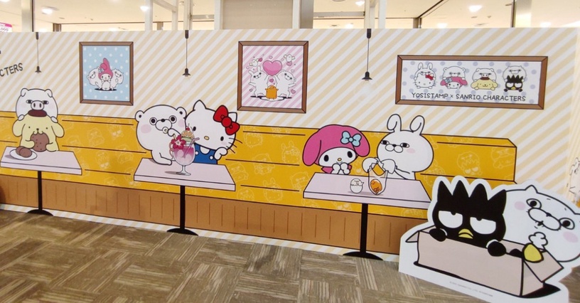 YOSISTAMP X三麗鷗聯名快閃店,超巨Kitty氣球必拍!