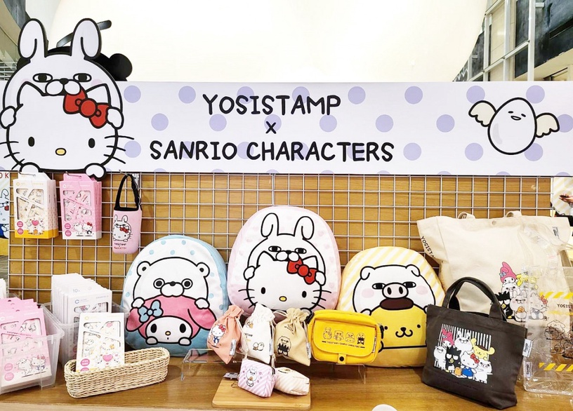 YOSISTAMP X三麗鷗聯名快閃店,超巨Kitty氣球必拍!