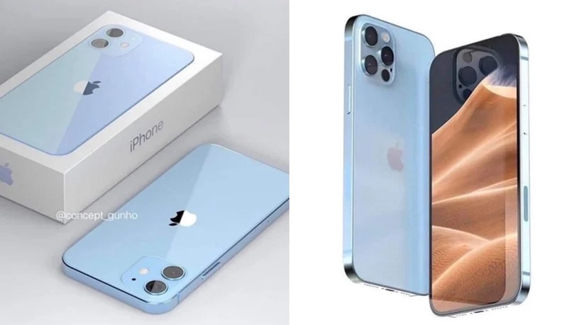 iPhone 13寶寶藍來了?實體顏色曝光美炸天,三眼怪變大小眼,網友:「強迫症受不了」