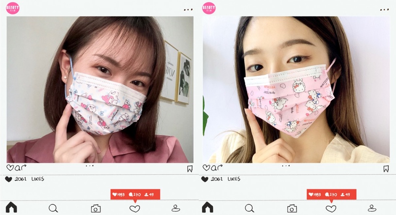 超療癒~Hello Kitty、My Melody、蛋黃哥「三麗鷗xYOSISTAMP聯名口罩」陪你一起萌防疫