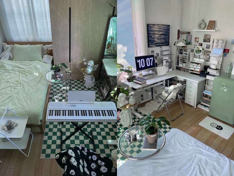宿舍/租屋/小房間佈置7靈感!碎花布料改造老屋省錢必備,植栽讓房間佈置變夢幻