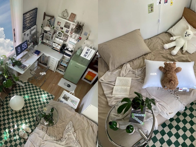 宿舍/租屋/小房間佈置7靈感!碎花布料改造老屋省錢必備,植栽讓房間佈置變夢幻