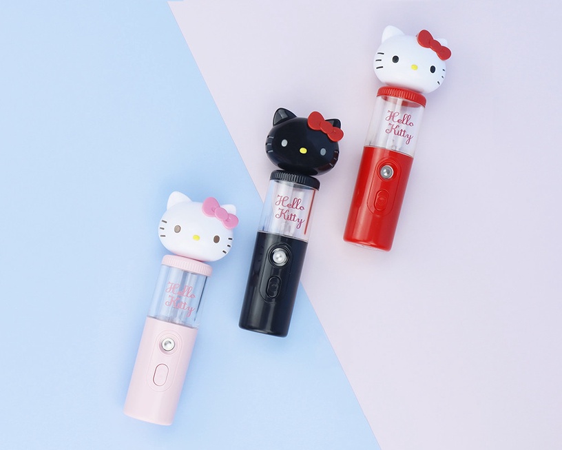 7-11「Hello Kitty造型隨身噴霧儀」這天開賣!紅、黑、粉三色選,Kitty大頭造型超Q