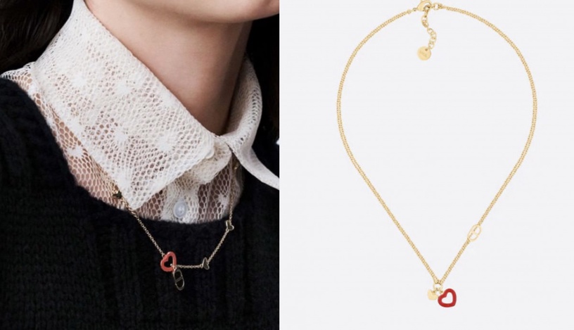 2021新款「精品項鍊」推薦:DIOR AMOUR 頸鏈,NT.21000