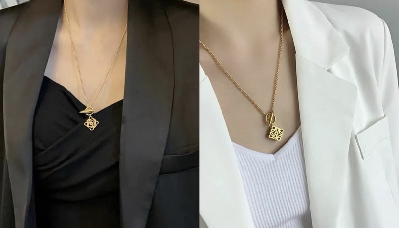 2021新款「精品項鍊」推薦:DIOR AMOUR 頸鏈,NT.21000