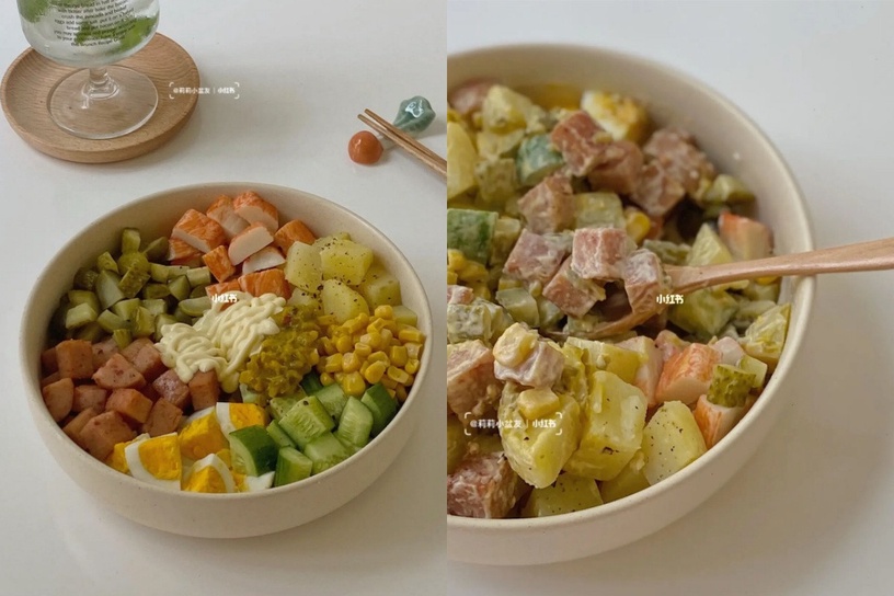 明星減肥餐4:周揚青玉米沙拉