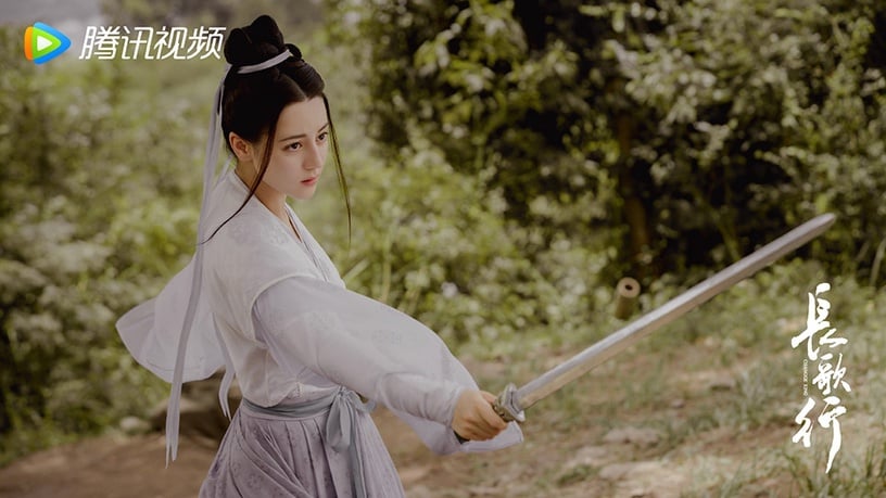 網評2021古裝劇「最美俠女」TOP 2:迪麗熱巴 飾演《長歌行》李長歌