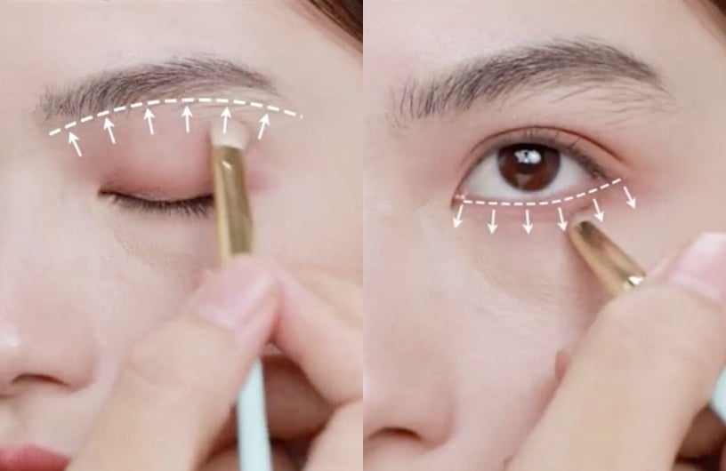 化妝師親授最全眼影範本!杏仁形、四邊形、三角形眼影畫法教學,不同眼型適合眼影畫法