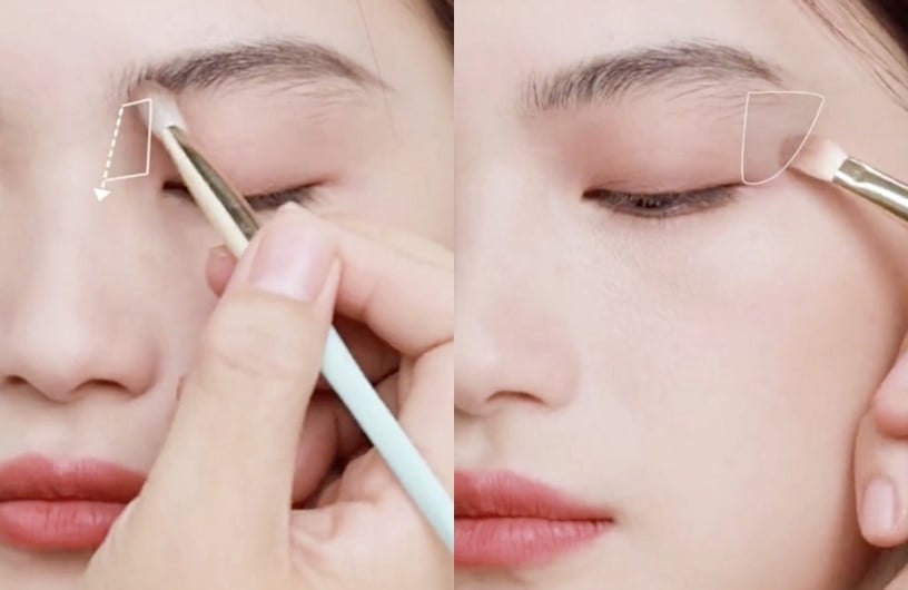 化妝師親授最全眼影範本!杏仁形、四邊形、三角形眼影畫法教學,不同眼型適合眼影畫法
