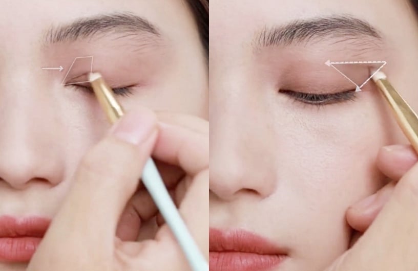 化妝師親授最全眼影範本!杏仁形、四邊形、三角形眼影畫法教學,不同眼型適合眼影畫法