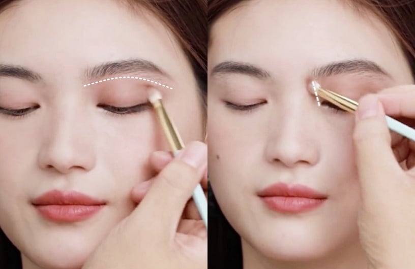 化妝師親授最全眼影範本!杏仁形、四邊形、三角形眼影畫法教學,不同眼型適合眼影畫法