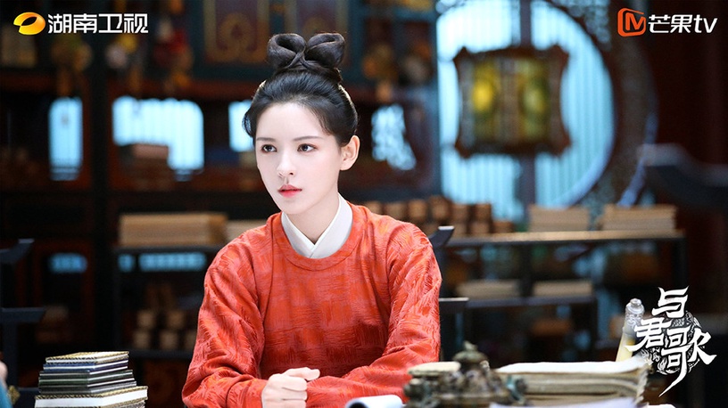 熱播古裝劇「高顏值古裝美人」1:張予曦 飾演《與君歌》程若魚
