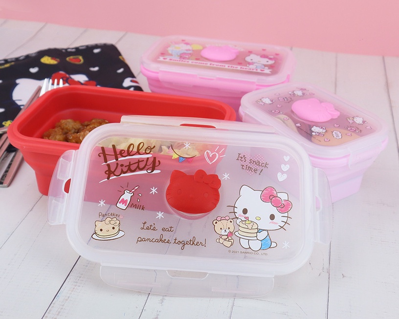 7-ELEVEN「Hello Kitty折疊保鮮盒」這天開賣!超萌Kitty蓋+三種尺寸,摺疊設計超便利